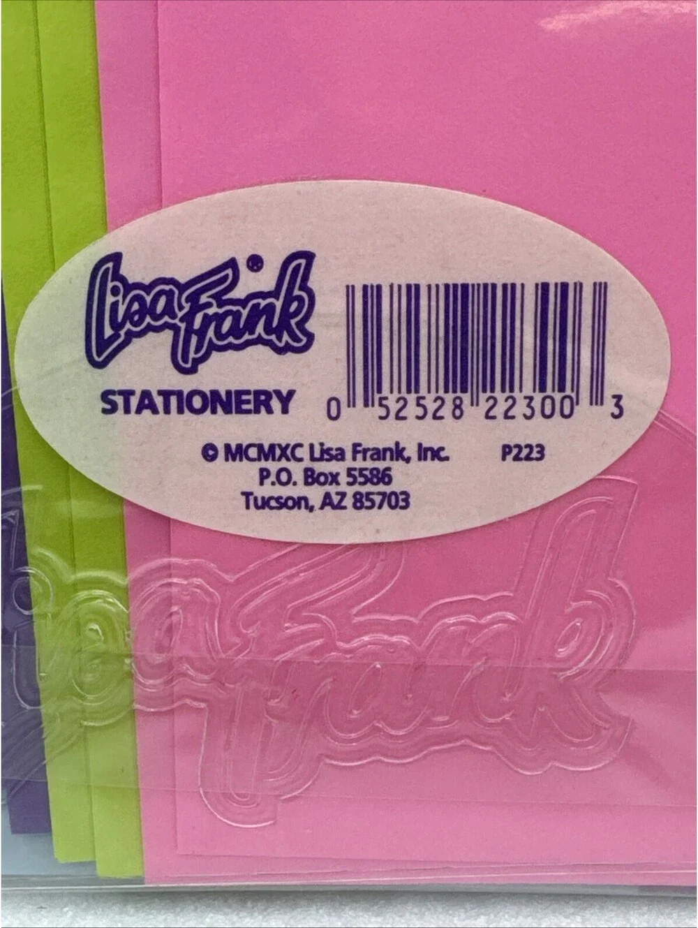 1990 Lisa Frank Stationary Pack Sealed Yellow Spotted Dalmatian 16 Sheet Vintage